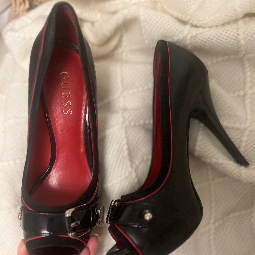 Guess leather heels